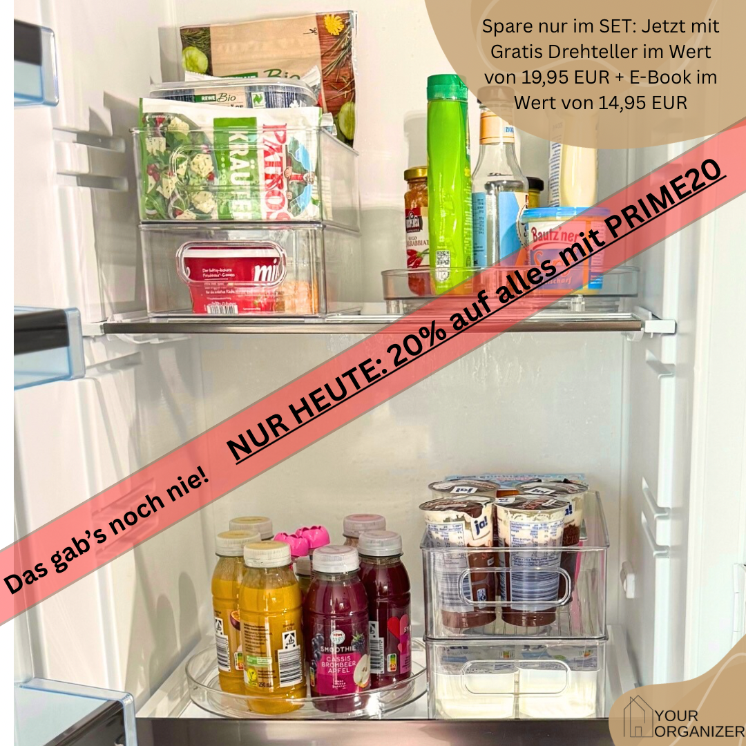 YourOrganizer™ – Ordnungssystem für Küche & Kühlschrank