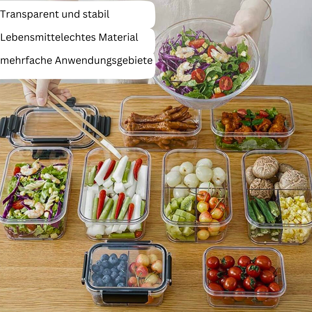 Aufbewahrungsdosen / Meal - Prep - Boxen / Obstdosen 3-teilig