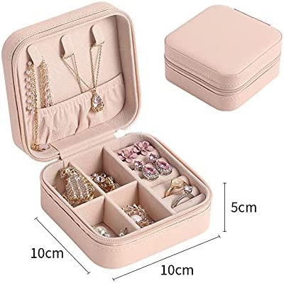 Schmuck Organizer Creme Glitzer und Rosa * Aniti made for you